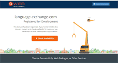 Desktop Screenshot of language-exchange.com